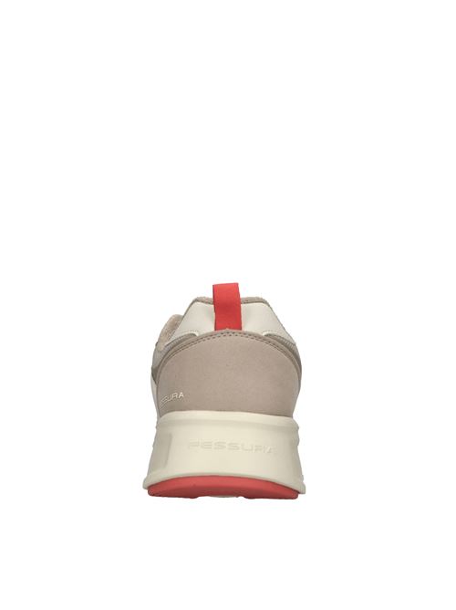 Sneakers modello Shoes Run03 in ecocamoscio e tessuto FESSURA | SHOES RUN 03BEIGE